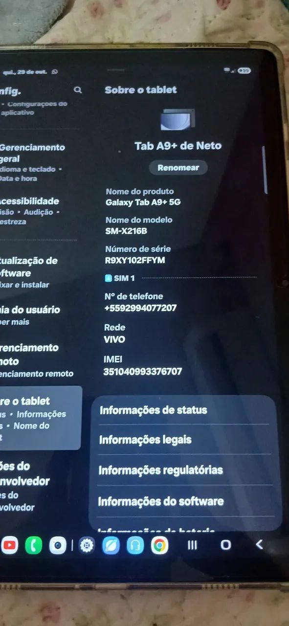 Vende-se Tablet A9+ chip5g - Foto 4
