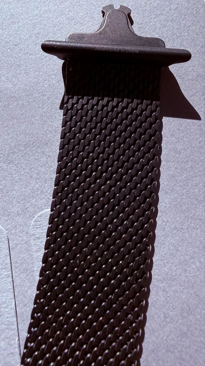 Pulseira Apple Watch Milanese Loop Titanium Preta - Foto 5