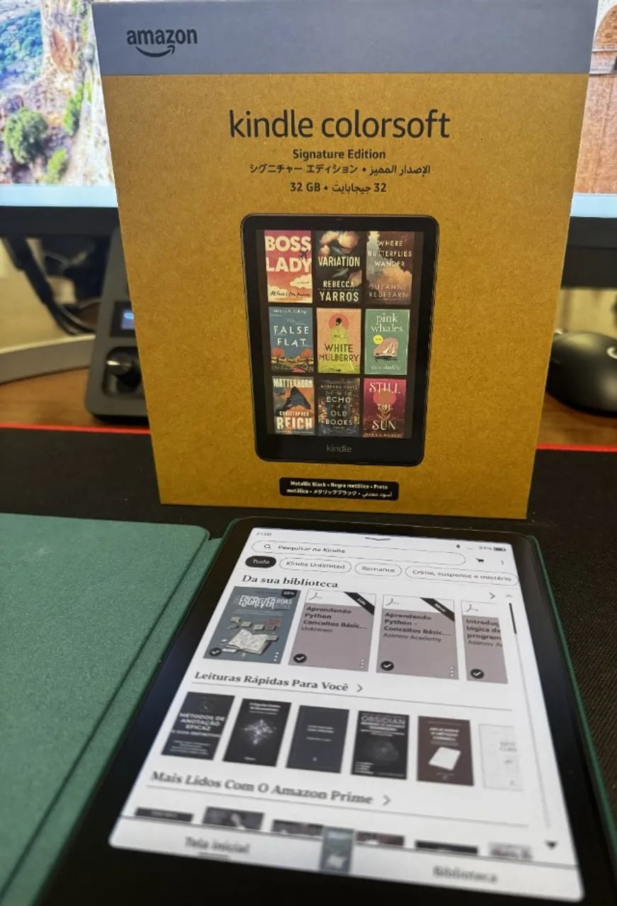 Kindle Colorsoft Signature 32gb + Capa Amazon