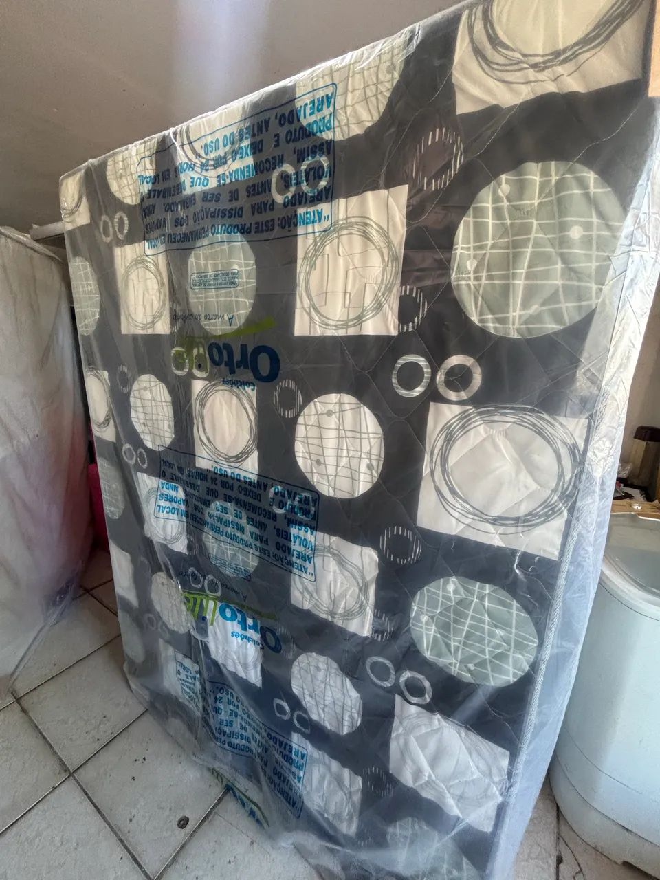 CAMA BOX CASAL  NOVA ( GANHA 2 TRAVESSEIROS ) - Foto 4