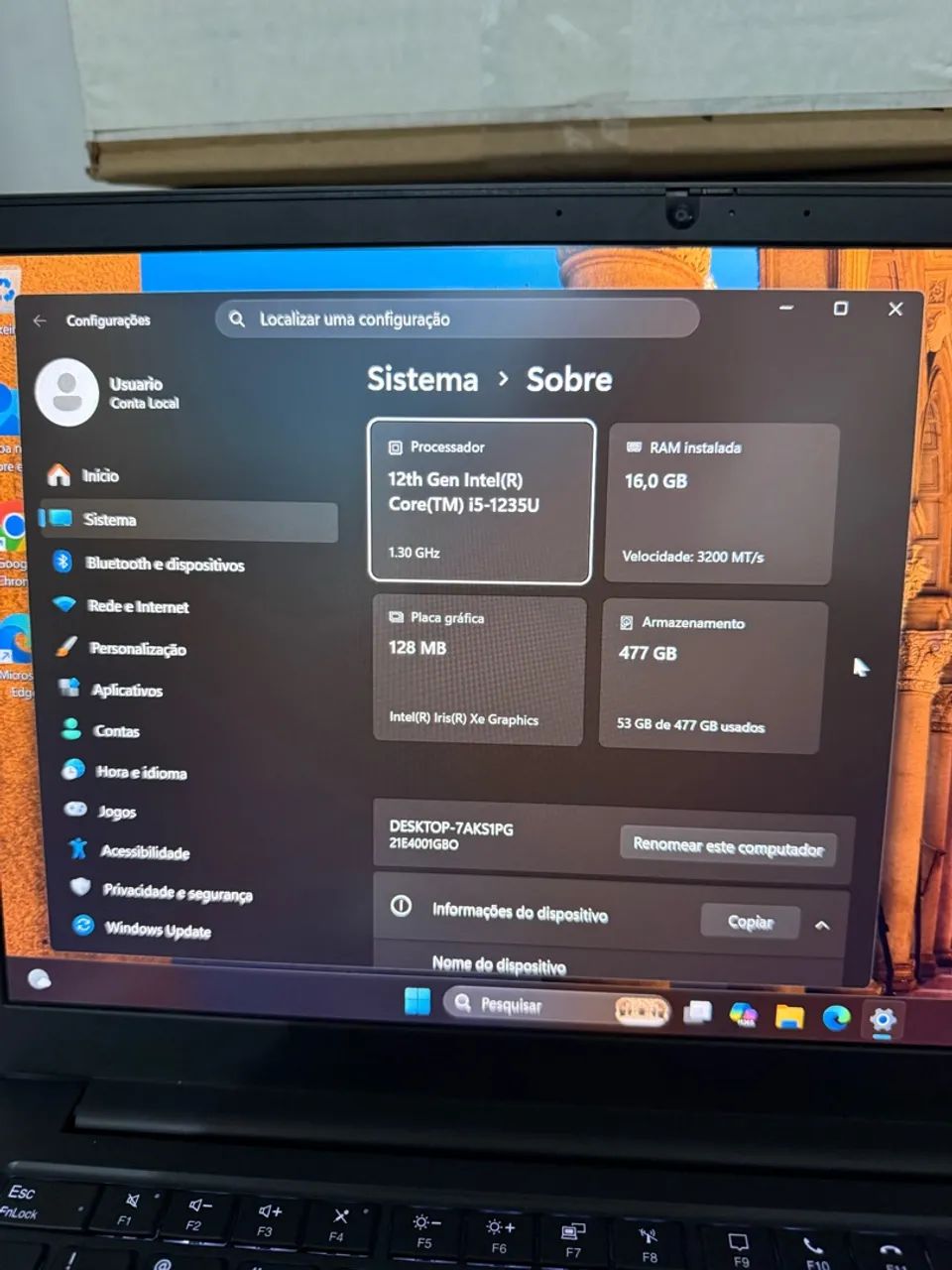 ? ThinkPad E14 Gen 4 i5 12ª | 16GB RAM | SSD 512GB | Rápido e Profissional - Foto 3