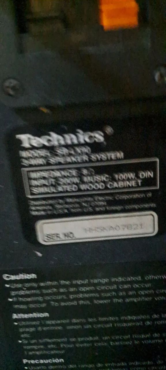 Caixa de som TECHNICS SB-LX90 - Foto 2