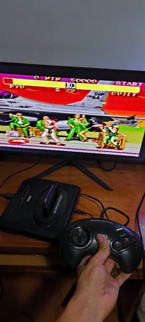 Mega drive 3 com controle e 150 jogos! - Foto 3