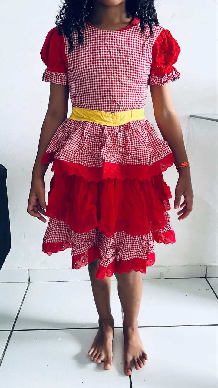 Vestido de são João infantil  - Foto 4