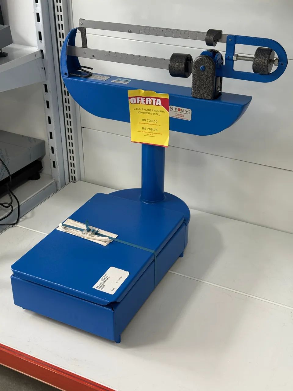 (Oferta) BALANÇA ROMANA COMPOSTA 150KG  - Foto 3