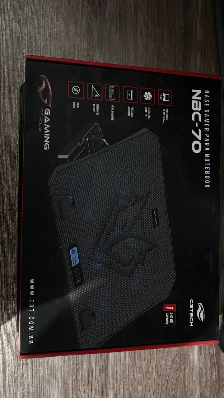 Base gamer para notebook com cooler  - Foto 2