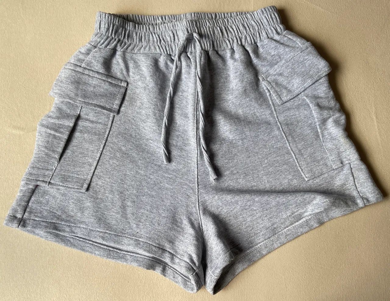 Shorts moletom cinza G