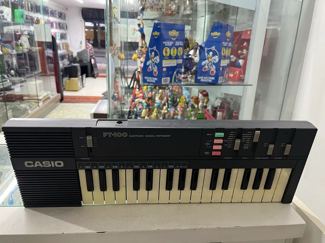 Mini teclado casio pt100