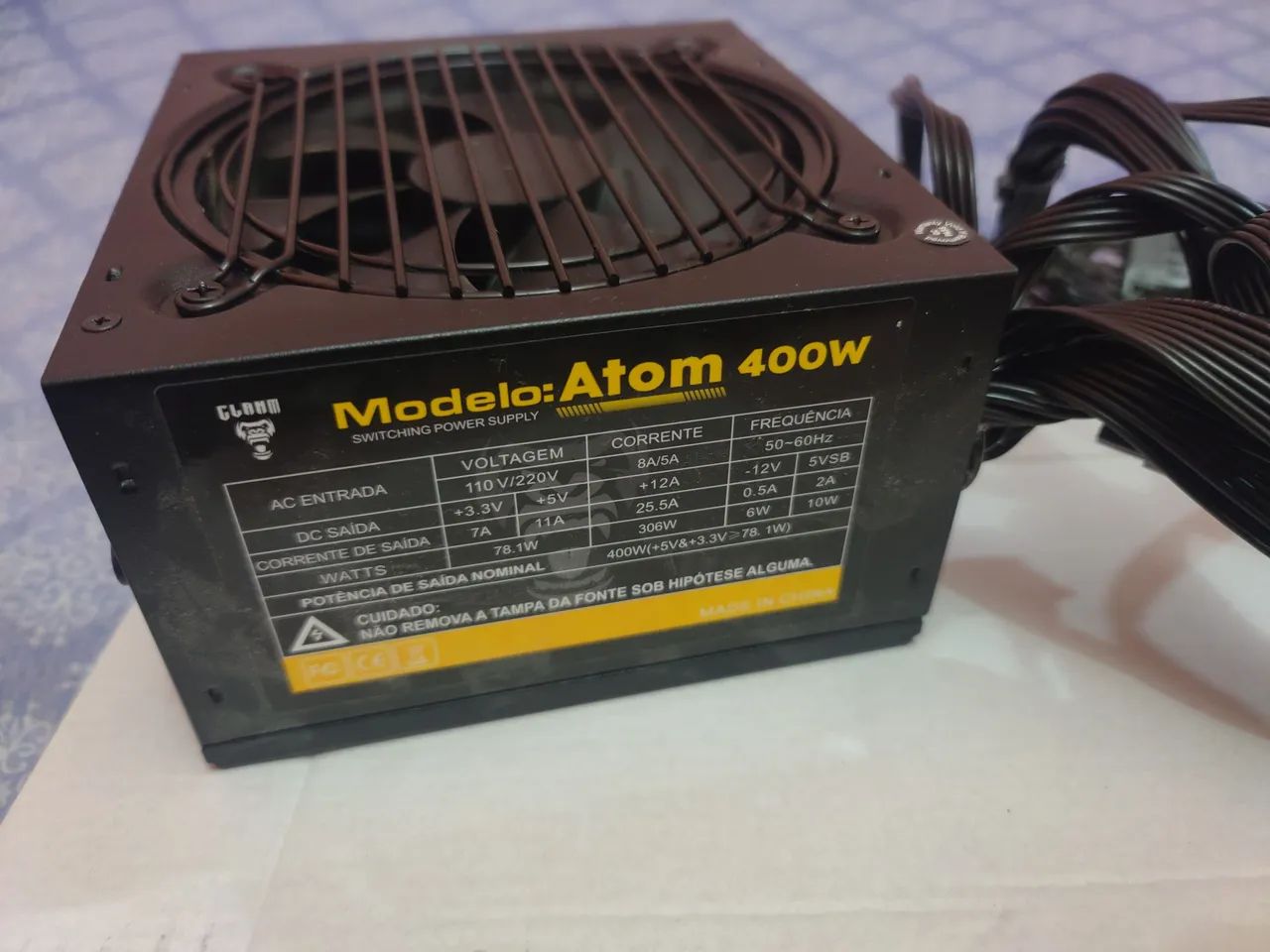 Fonte 400w + Cooler Box AMD e 2 Fans 