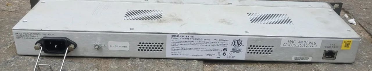 Painel de controle Grass Valley enc/pre-xy - Foto 2