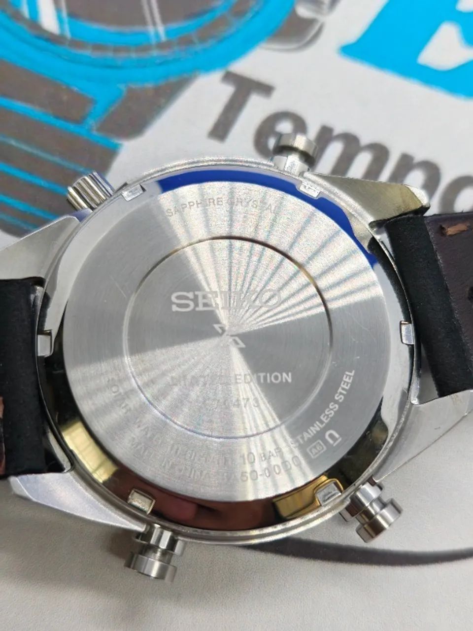 RELOGIO SEIKO SPEEDTIMER 110TH ED LIMITADA - Foto 3