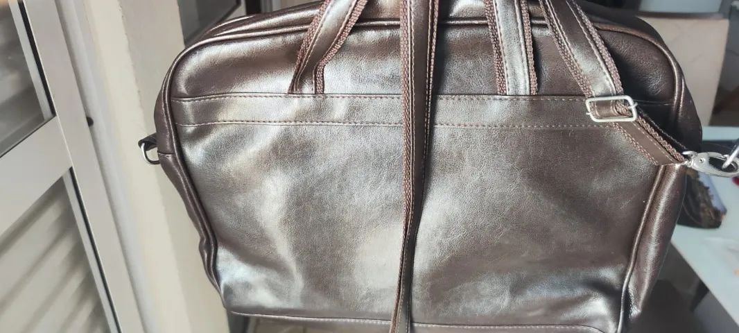 Bolsa executiva de couro - Foto 2