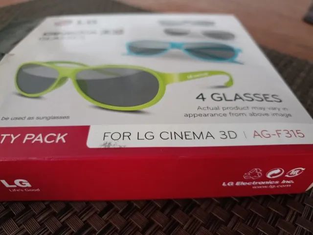 Óculos cinema 3D original da LG - Foto 4