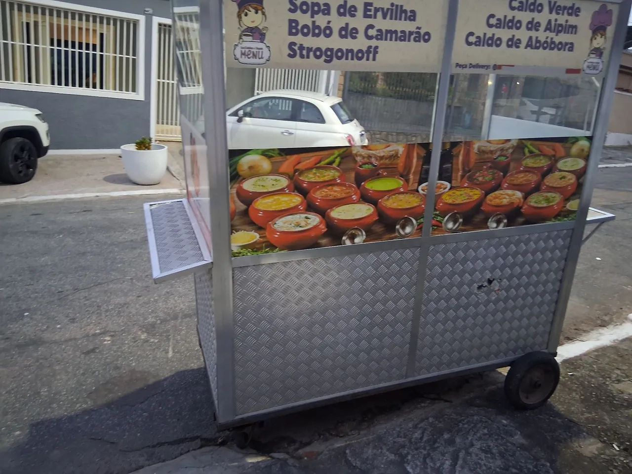 Carrinho de caldos inox.  - Foto 3