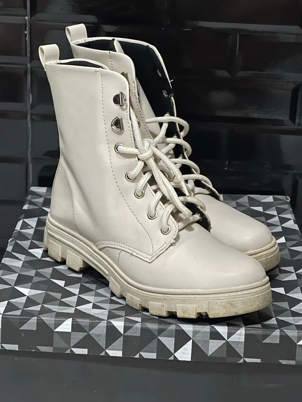 Coturno Off White  - Foto 3