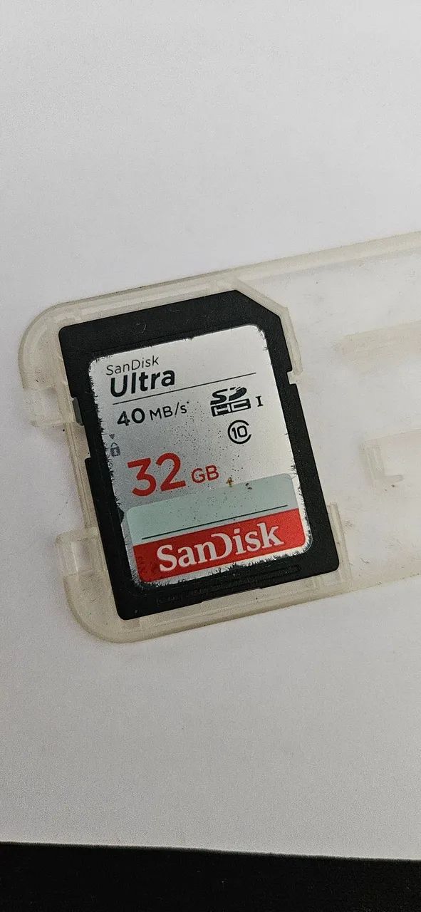 Cartão de memória SanDisk 32GB class 10