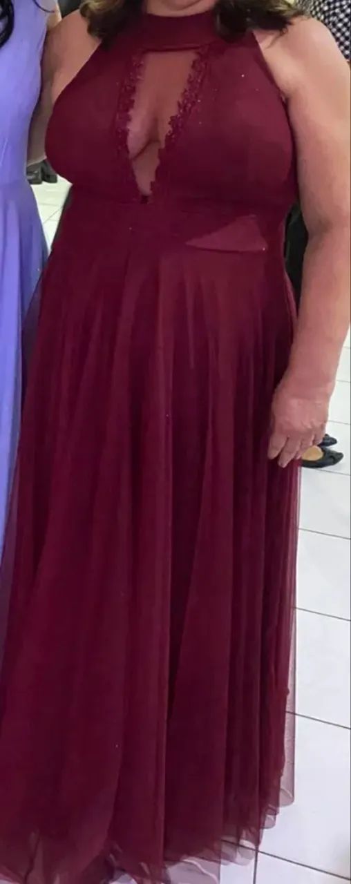 Vestido usado só uma vez