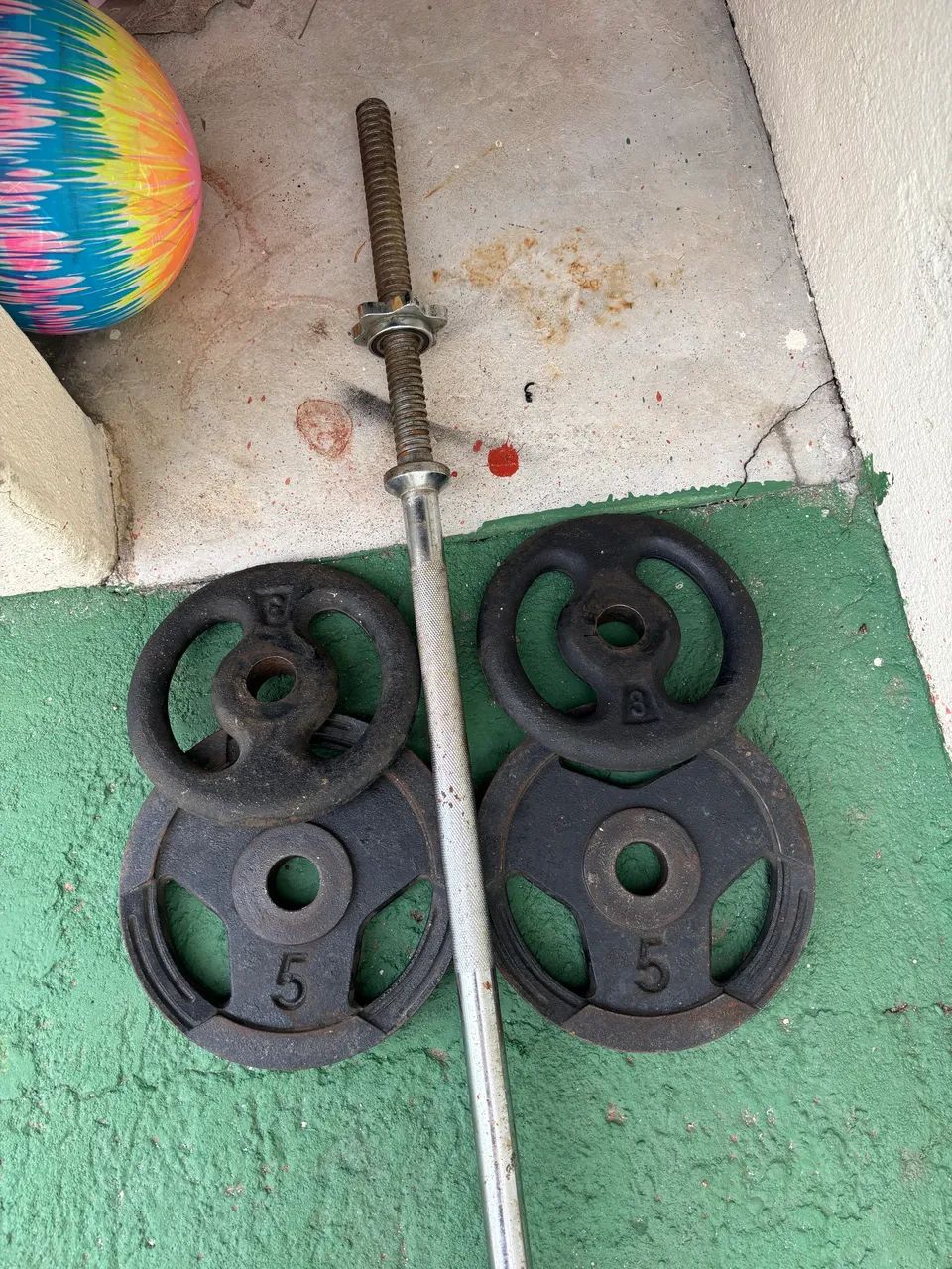 Anilhas e barra  - Foto 3