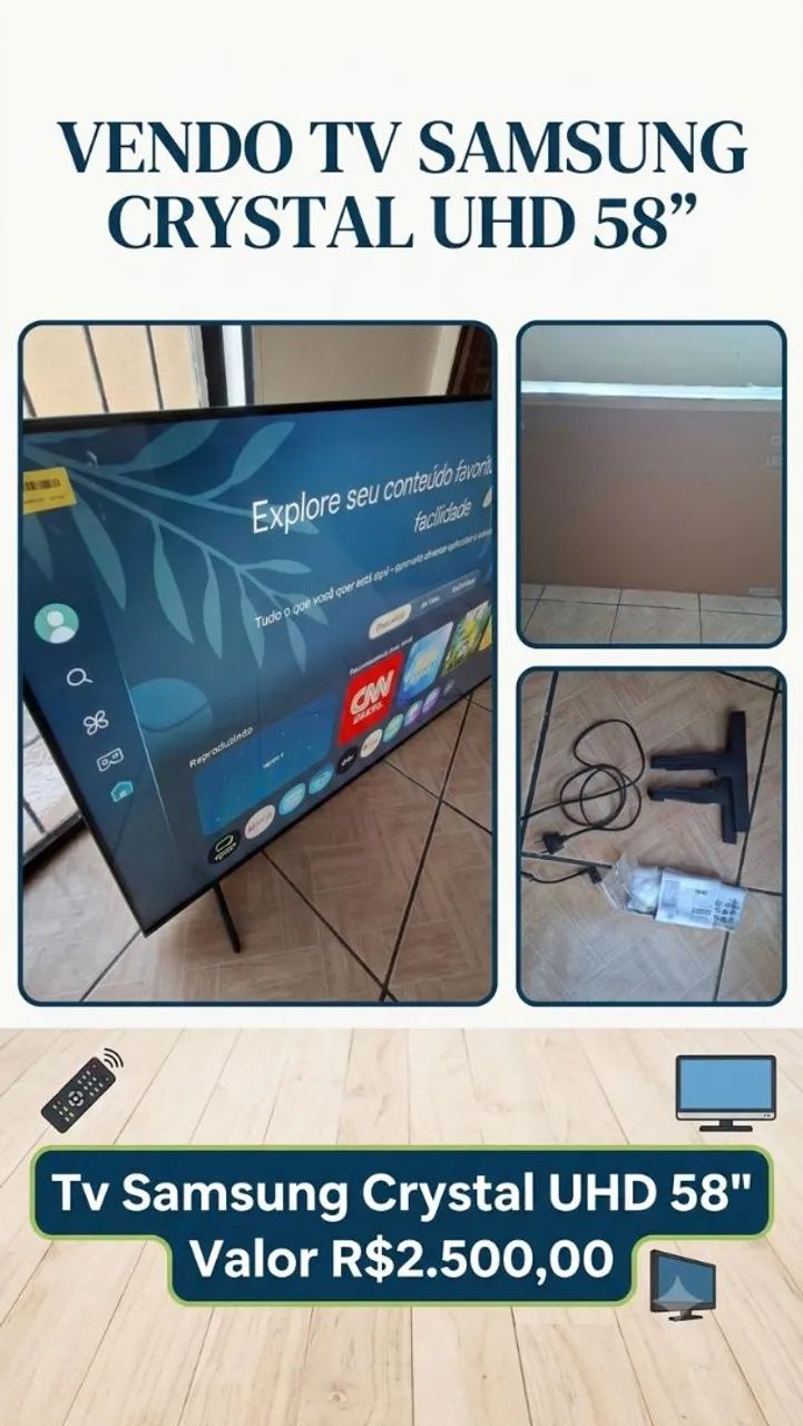 Tv Samsung Crystal UHD 58