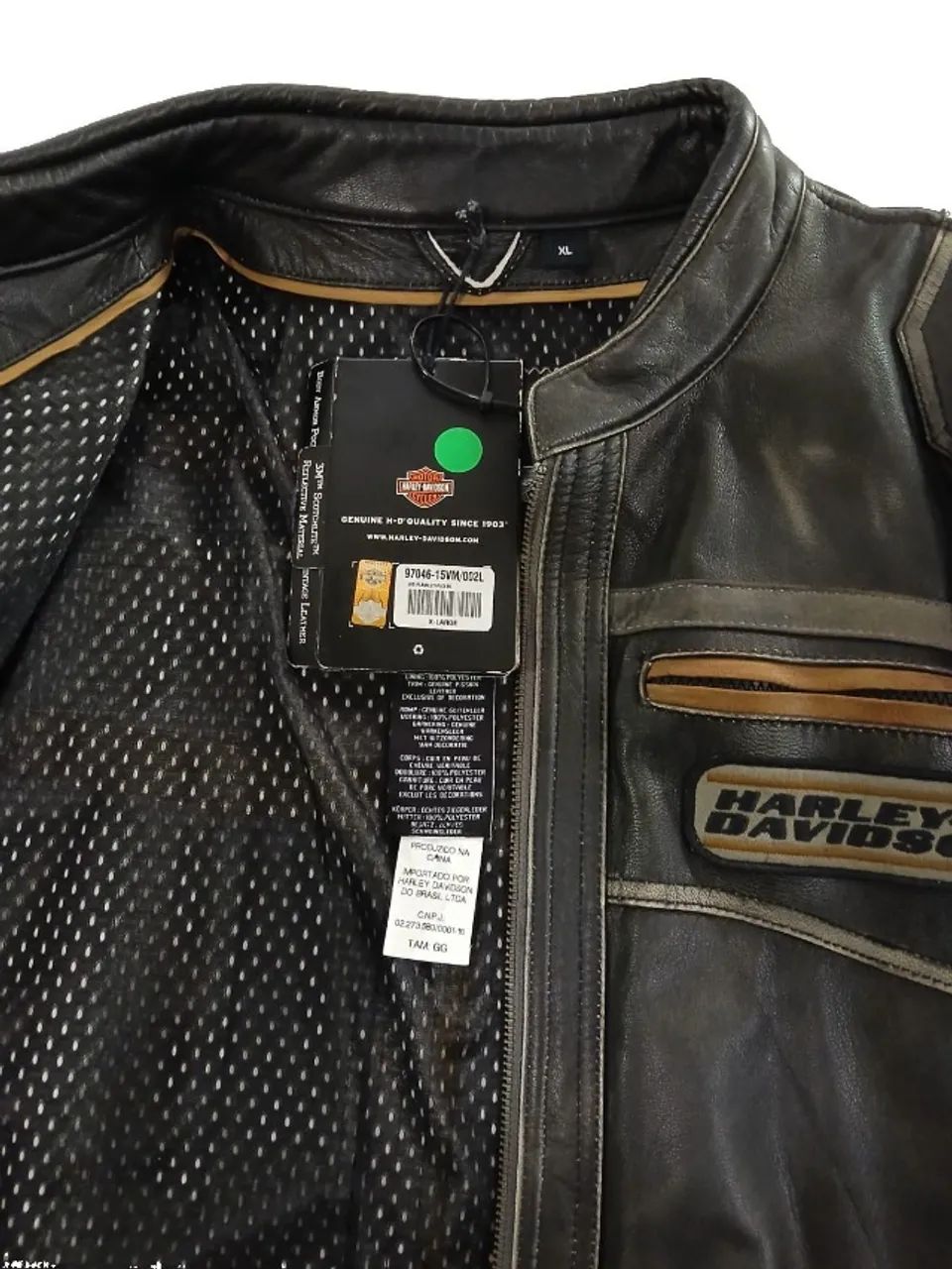 Jaqueta de couro Harley Davidson  - Foto 3