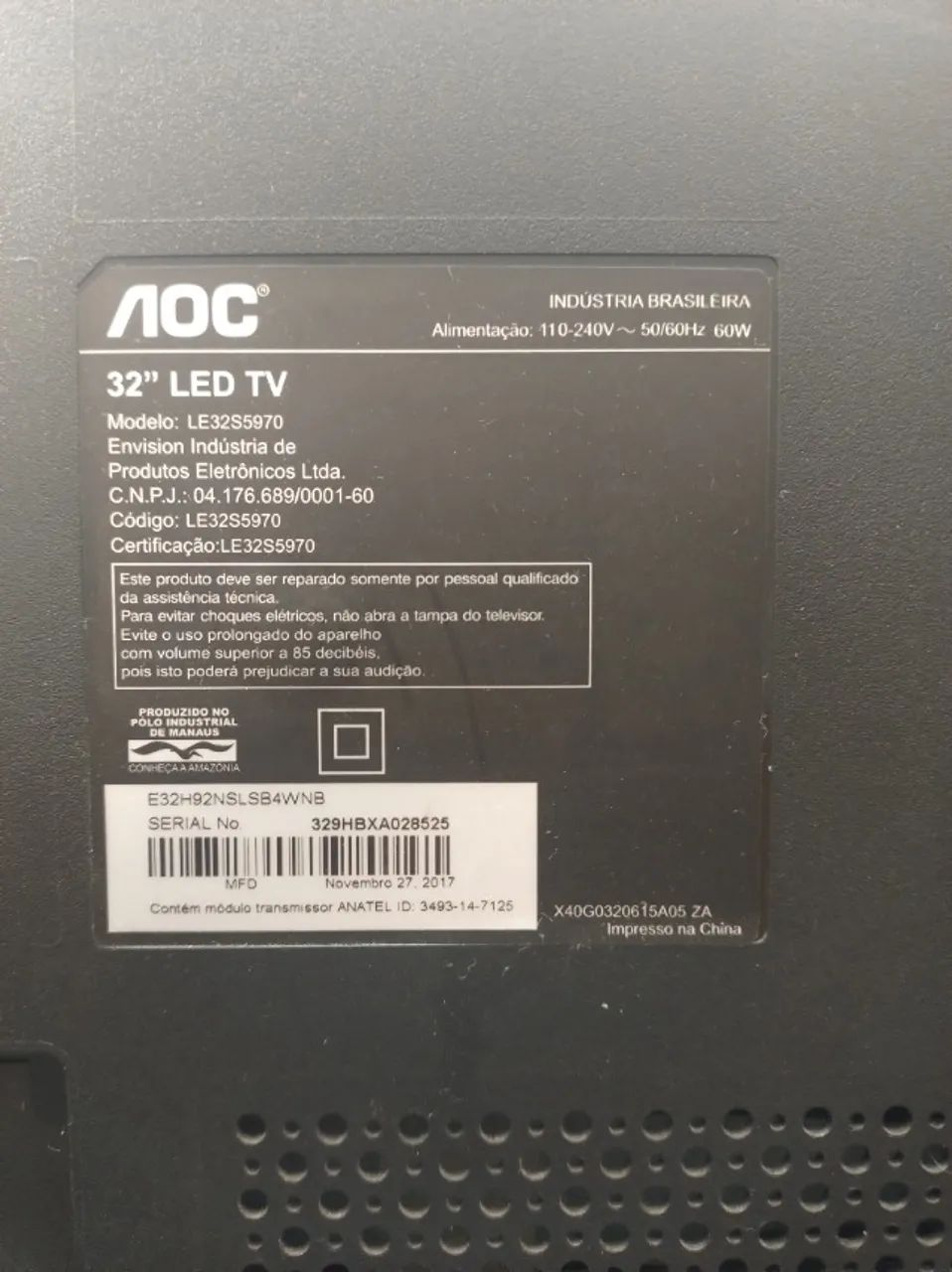SmartTV AOC 32", LED, (02 unidades), LEIA! - Foto 3