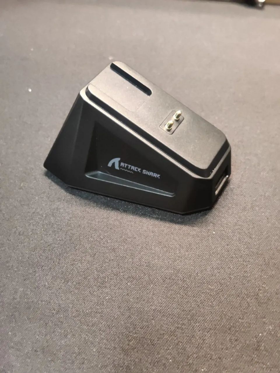 Mouse Gamer Attack Shark X11 Preto com Dock de Carregamento - Foto 4