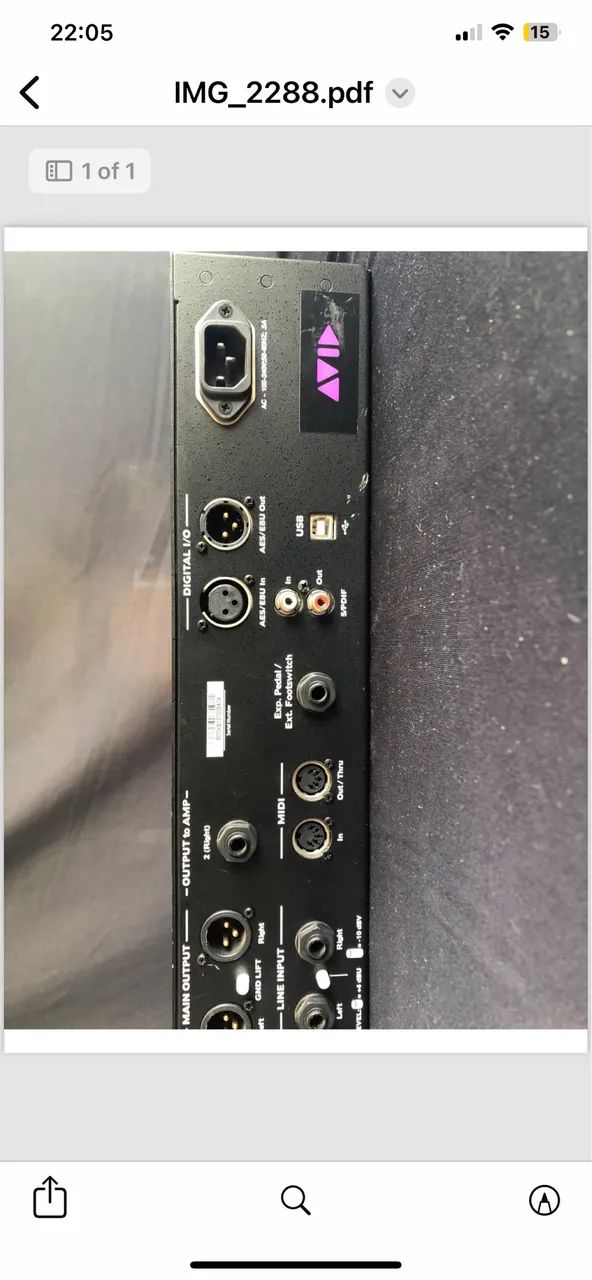 Processador para Guitarra AVID ELEVEN RACK - Foto 3