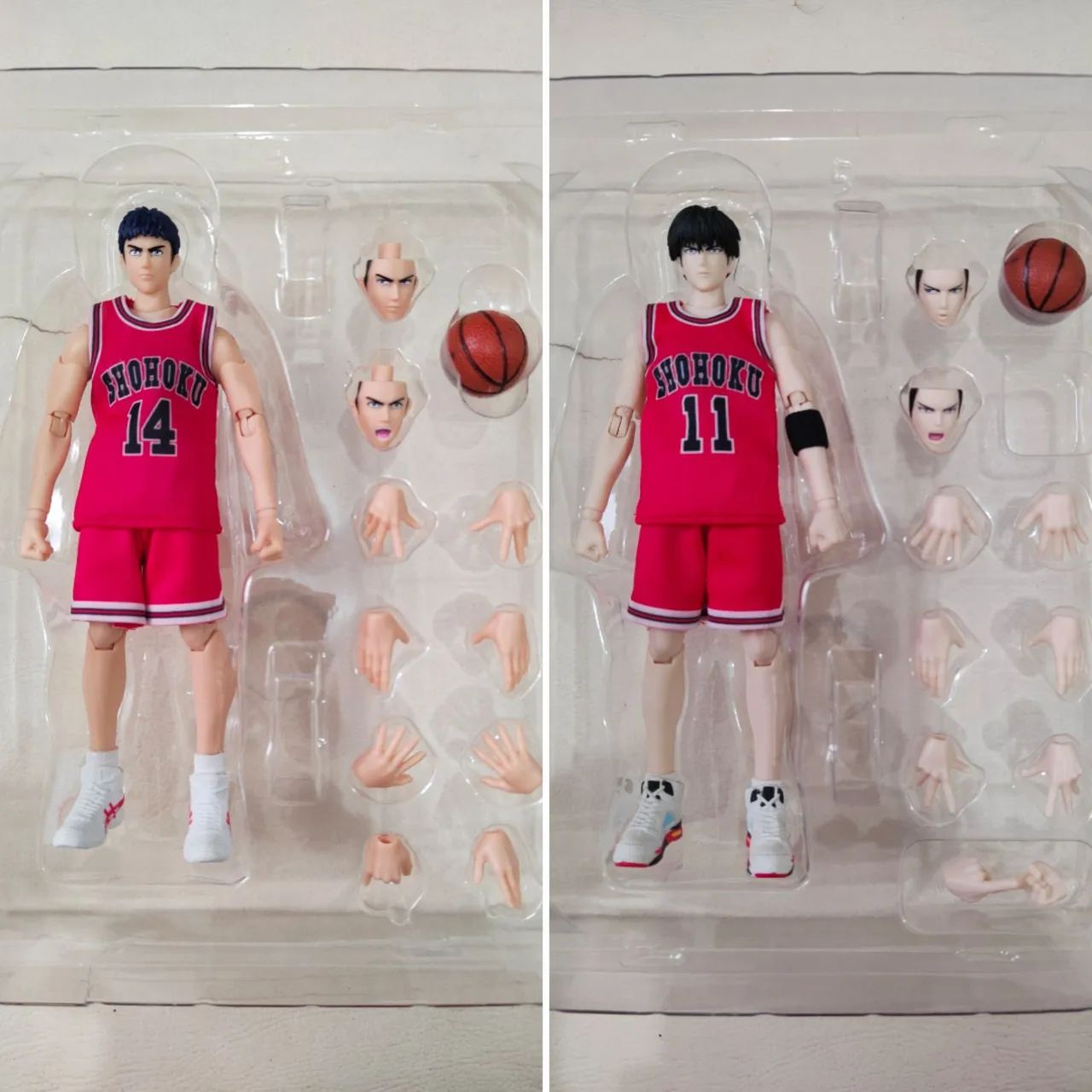 Great Toys Dasin Model Set 6 Slam Dunk Shohoku Sakuragi Akagi Mitsui Rukawa Kogure Miyagi  - Foto 3