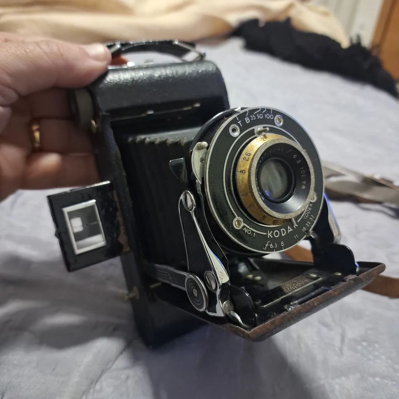 Camera kodak antiga de fole