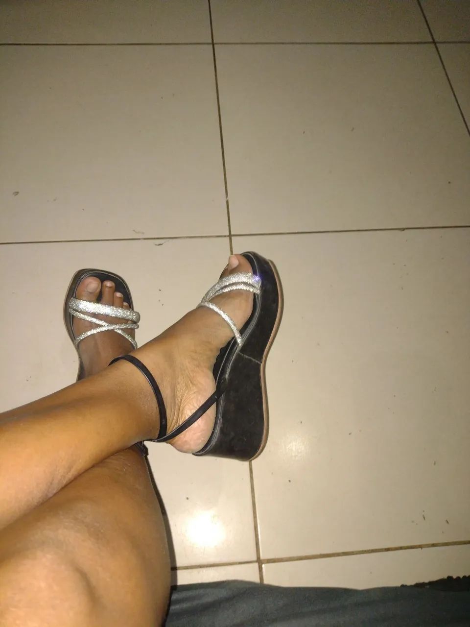 Sandália Plataforma com Brilhos  - Foto 2