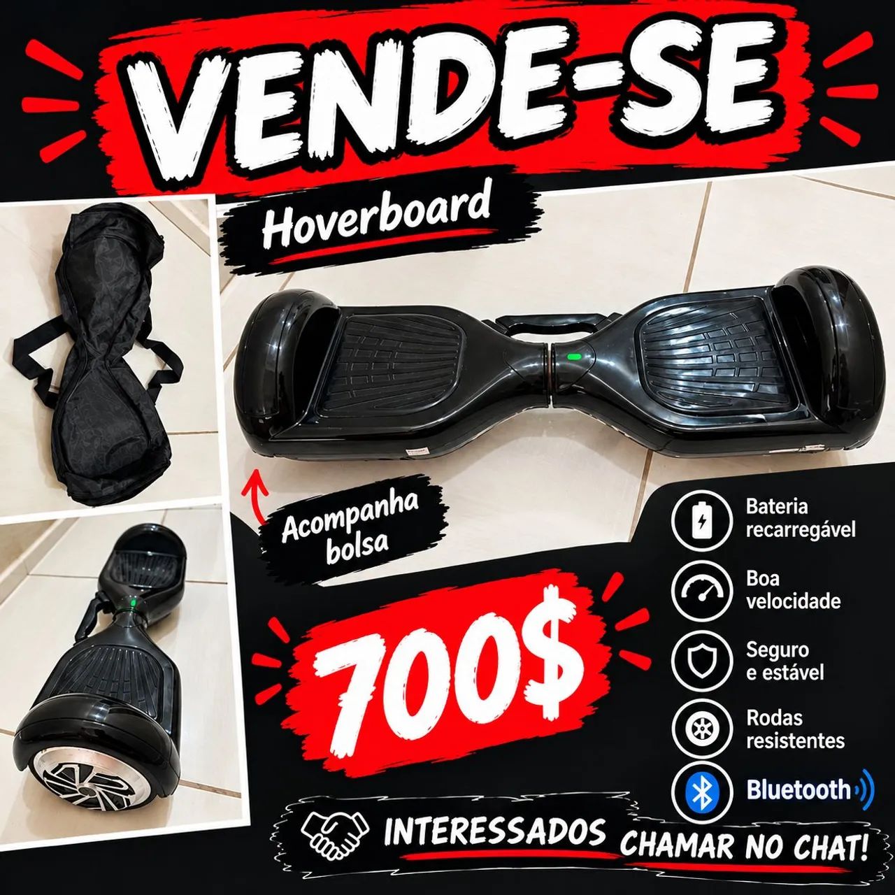 Vende-se Hoverboard
