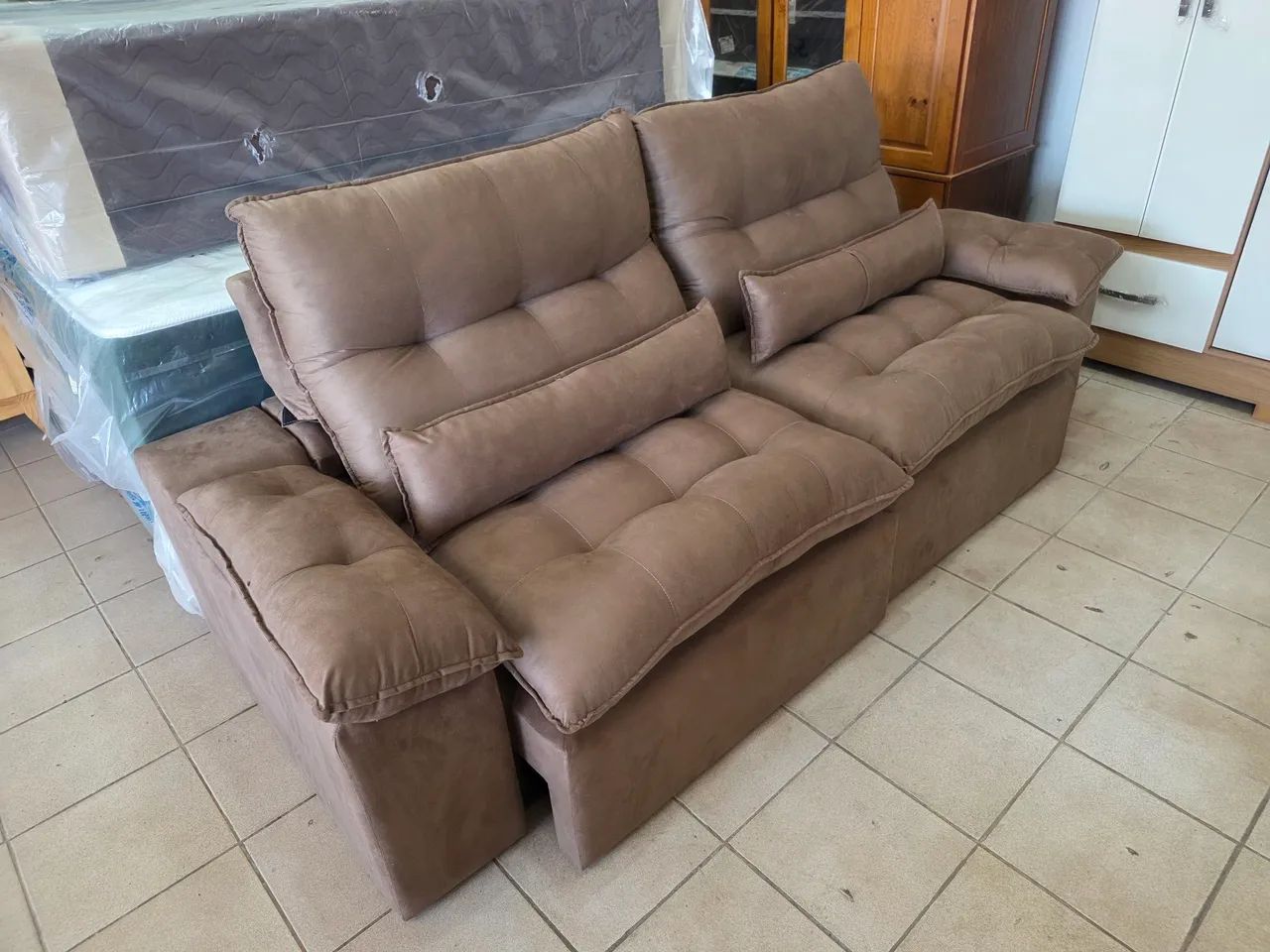 Sofa retrátil reclináveis novo  - Foto 2