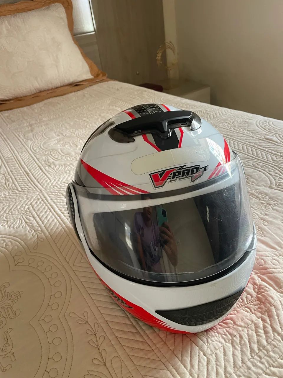 Vende-se Capacete Pro Tork V-Pro Jet 2 Carbon. - Foto 4