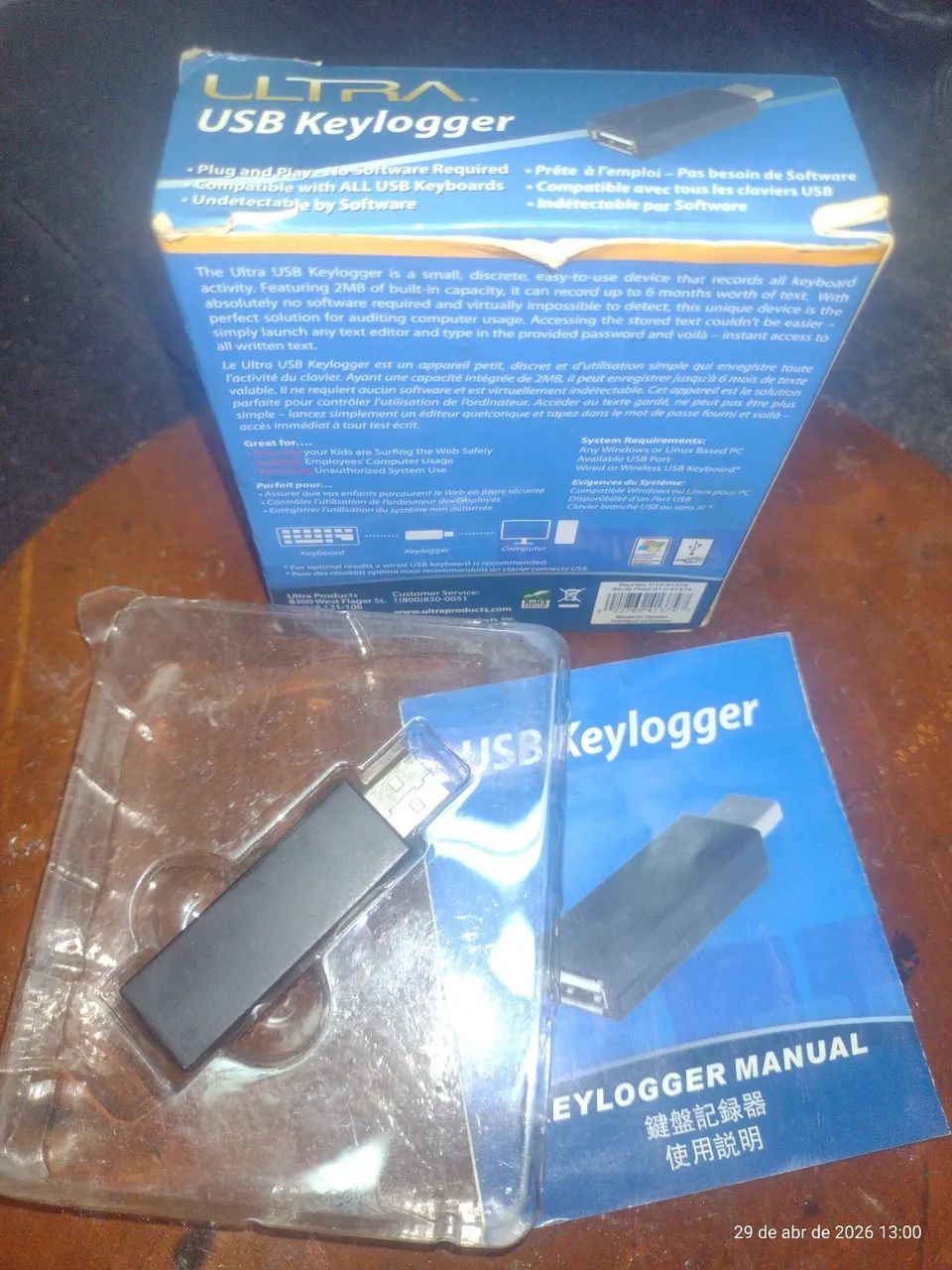 Vendo 1- Keylogger USB ultra - Foto 2