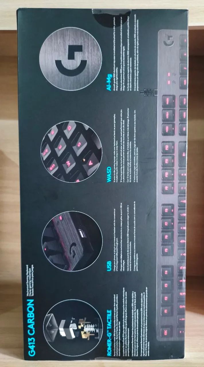 Teclado Logitech G413 Carbon LACRADO - Foto 2