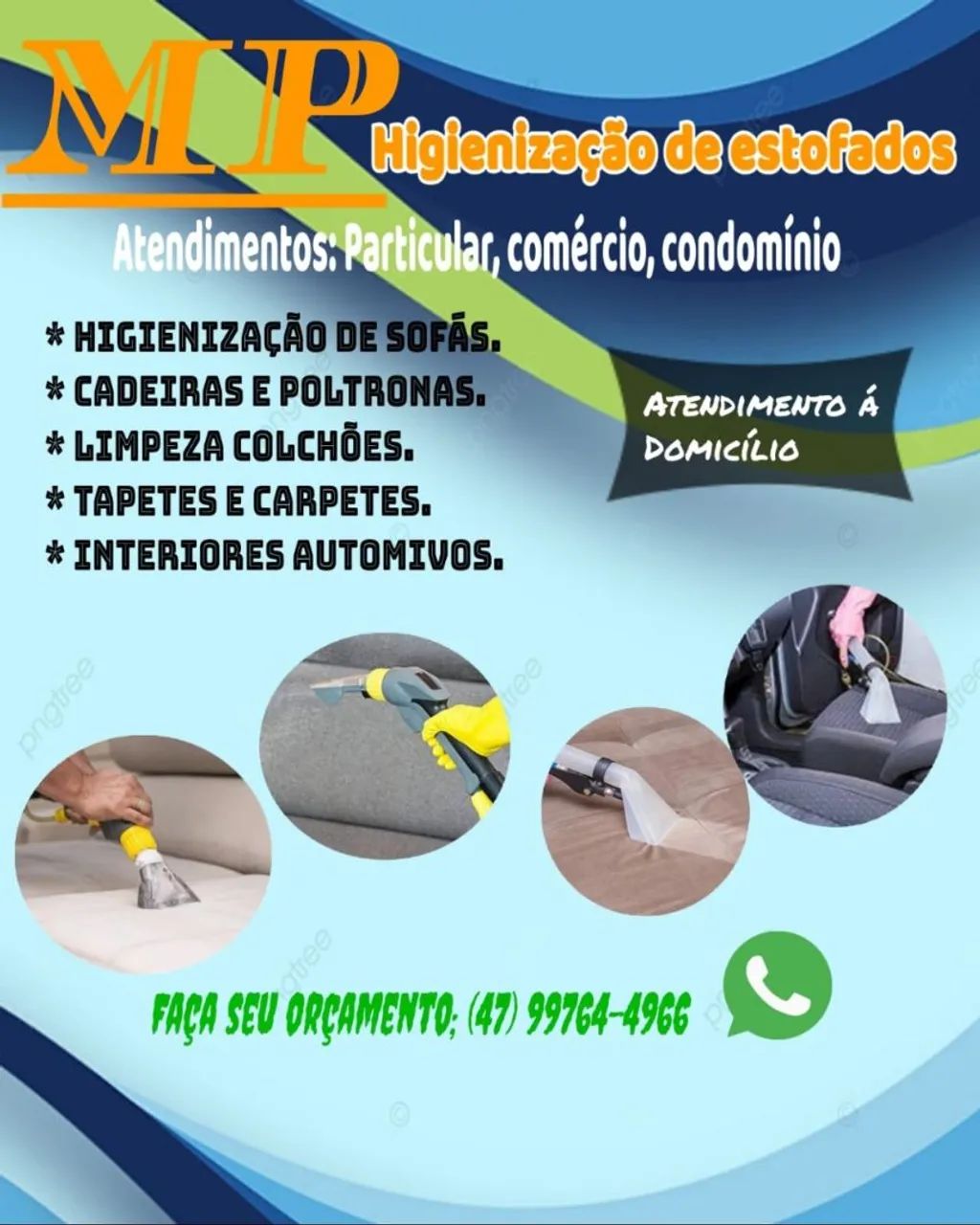 Higienização de estofados 