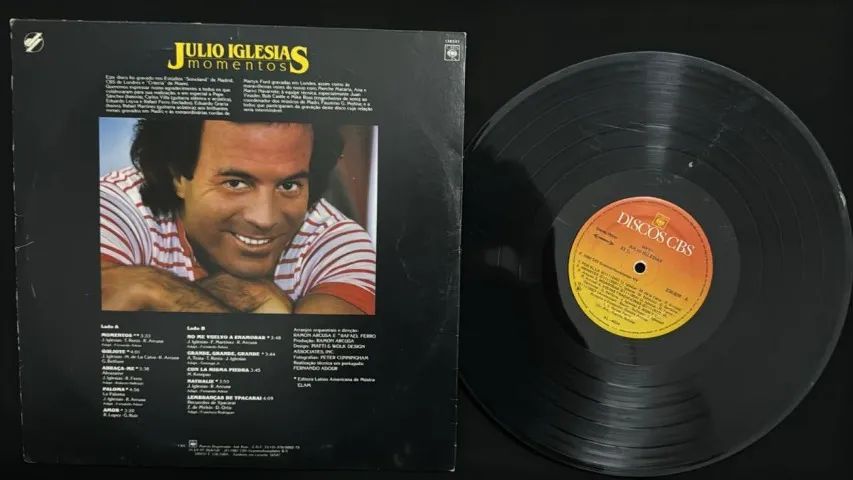 LP VINIL JULIO IGLESIAS MOMENTOS - Foto 3