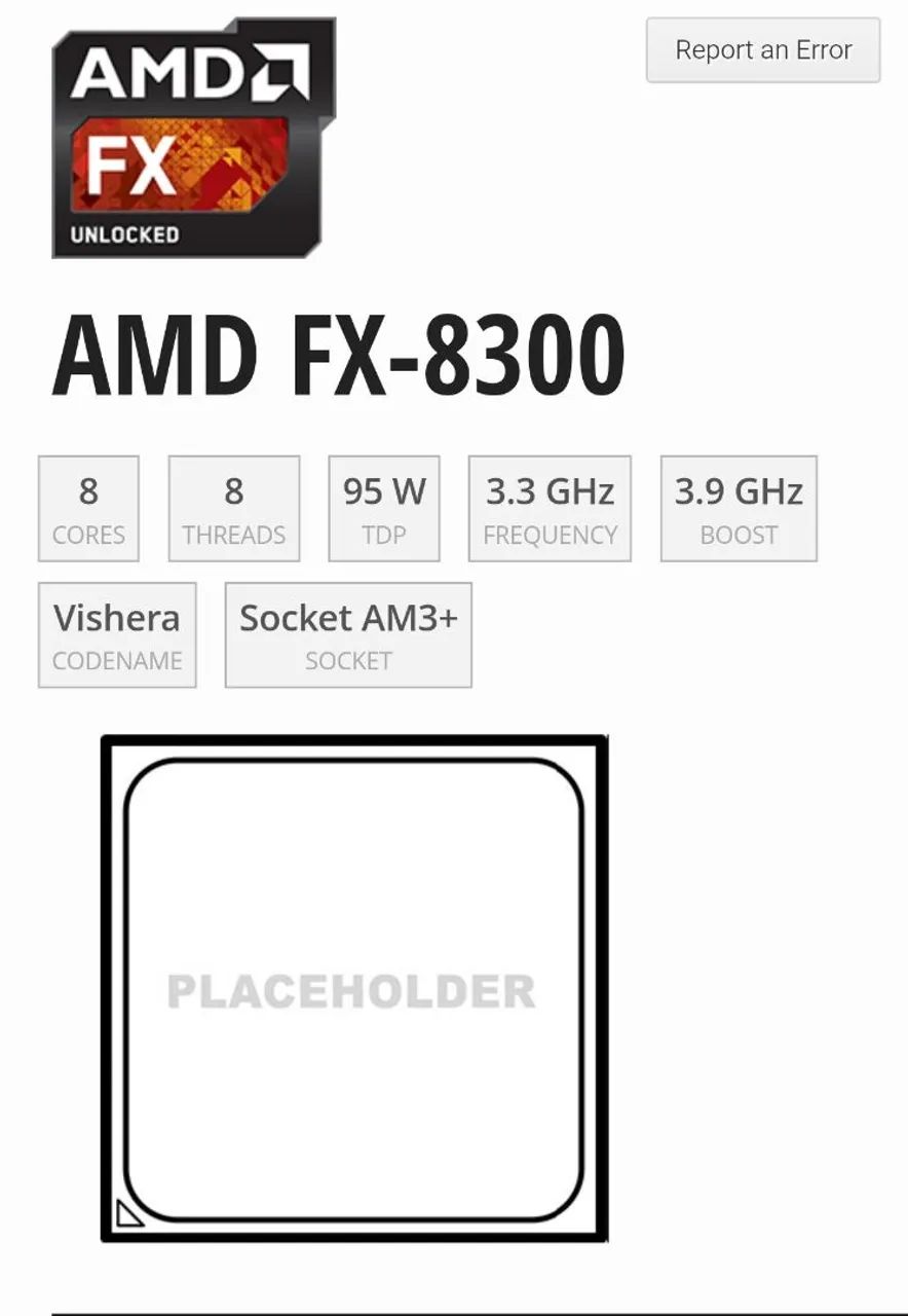 Processador AMD FX 8300 8core 3300 mh - Foto 2
