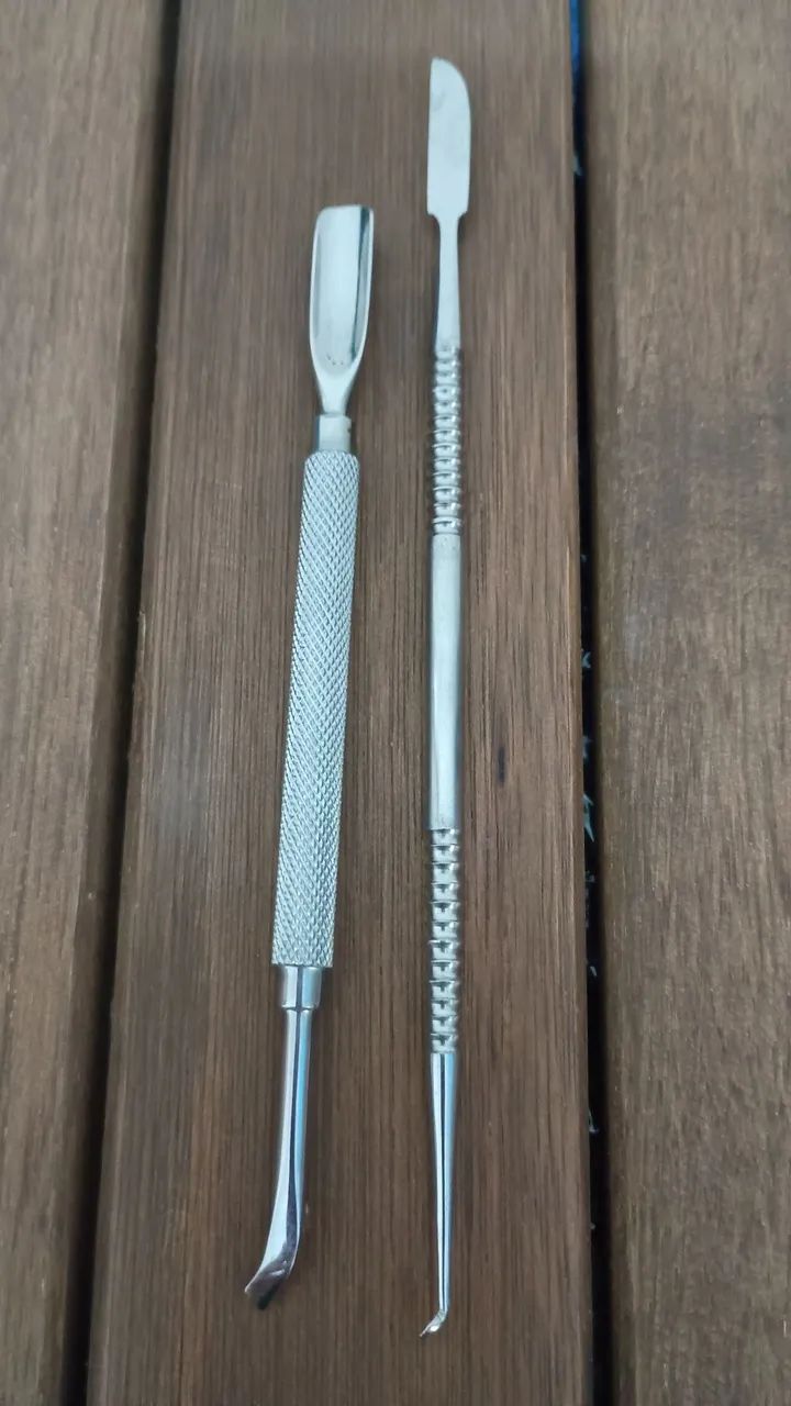 Conjunto com duas espátulas de unha pro Art