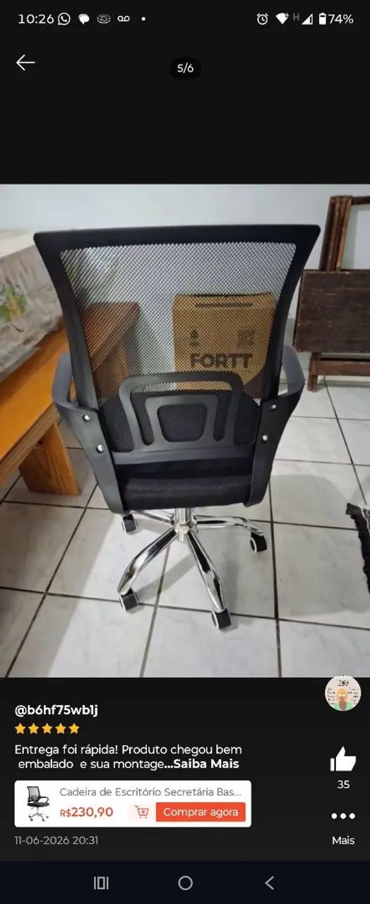 cadeira escritório  - Foto 3