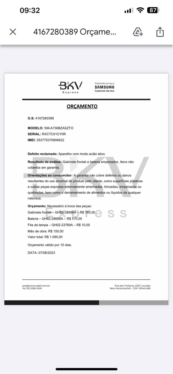 Celular Samsung A73 - Foto 3