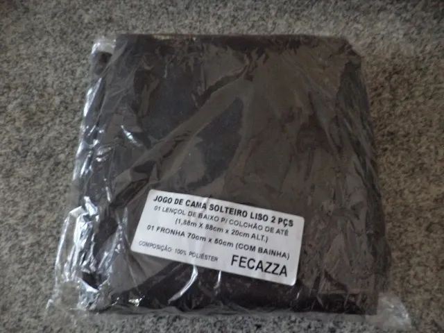Jogo de Cama com Elástico Solteiro com 2 Peças 