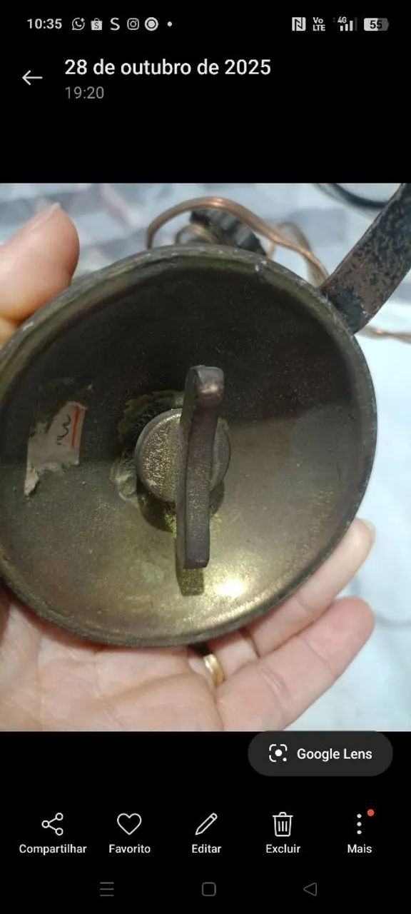 Abajur adaptado a maçarico  - Foto 3