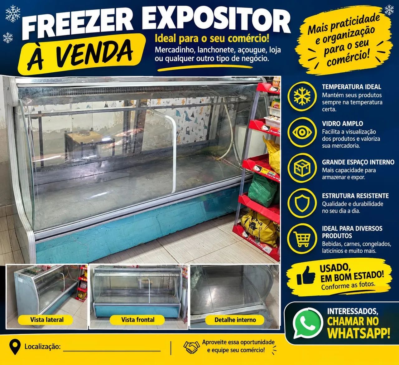 Freezer expositor 