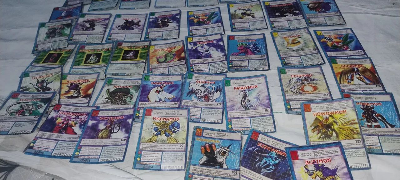 Lote 65 Mini Cards Digimon D Tector  - Foto 2