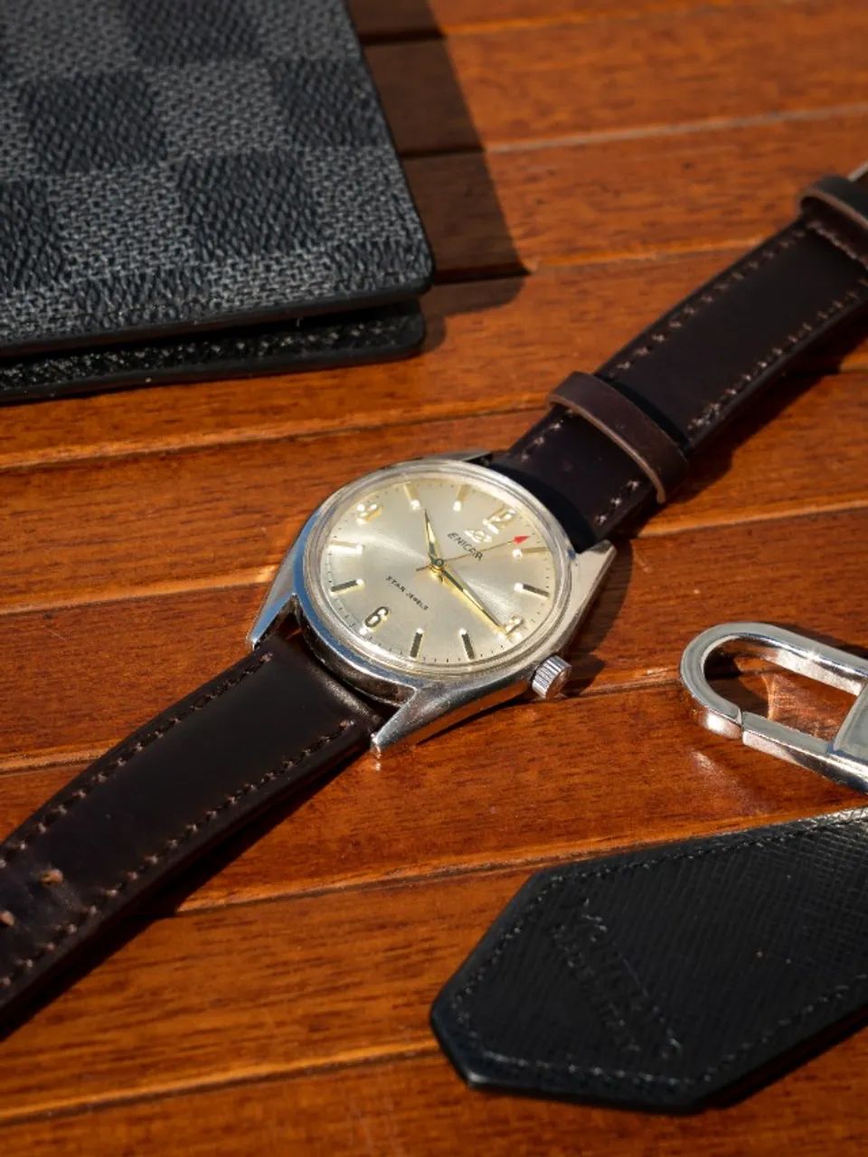 Relógio Enicar 1960 Star Jewels Automatic - Foto 5