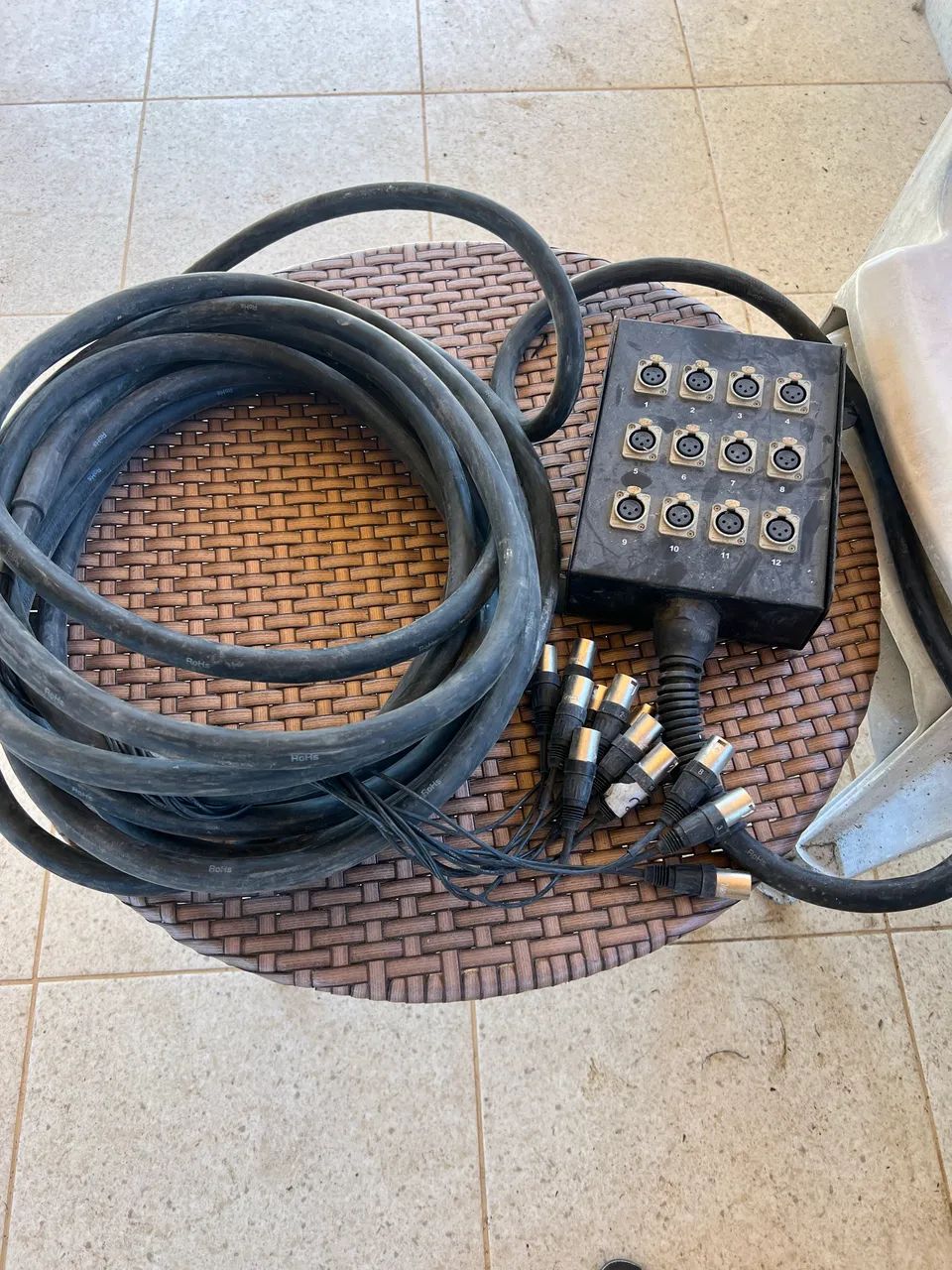 Meduza de 12 saídas com 15 m, semi nova 