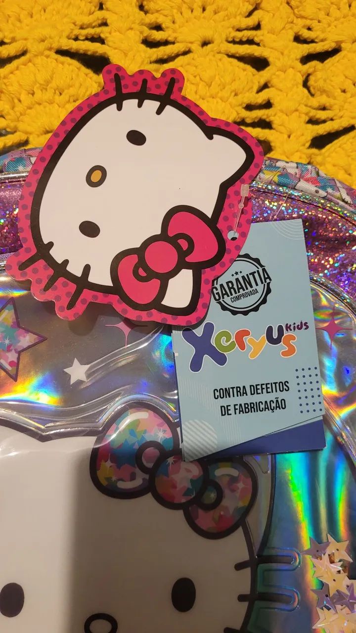 Mochila e estojo Hello Kitty 65573791542915121