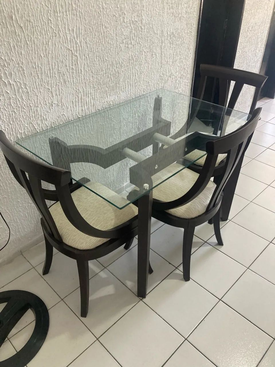 MESA TAMPO DE VIDRO  - Foto 4