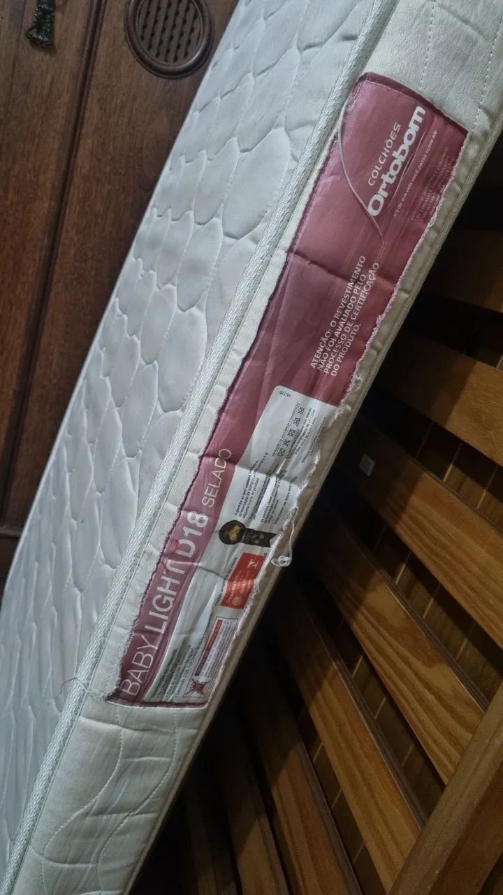 Colchão para berço Ortobom BabyLight D18  - Foto 3